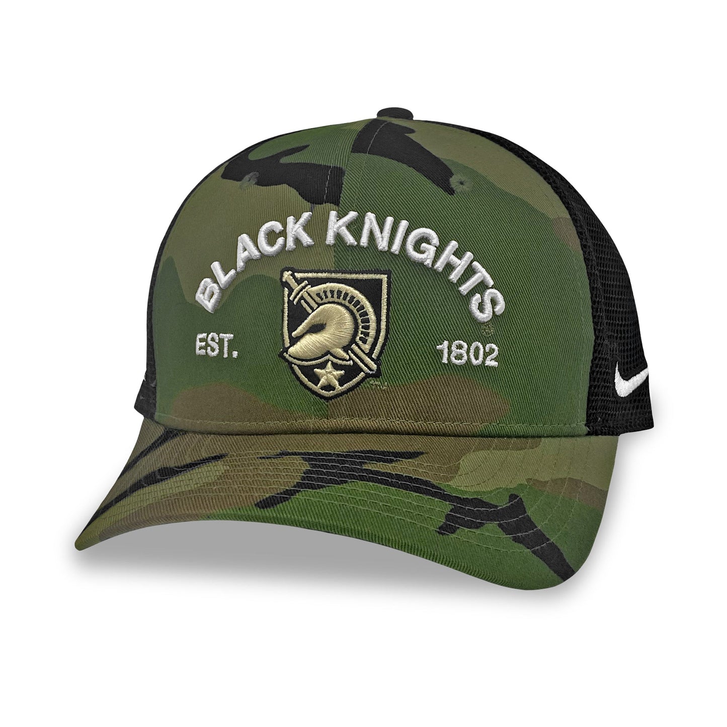 Nike Army Military Woodland Camo Rise Trucker Hat
