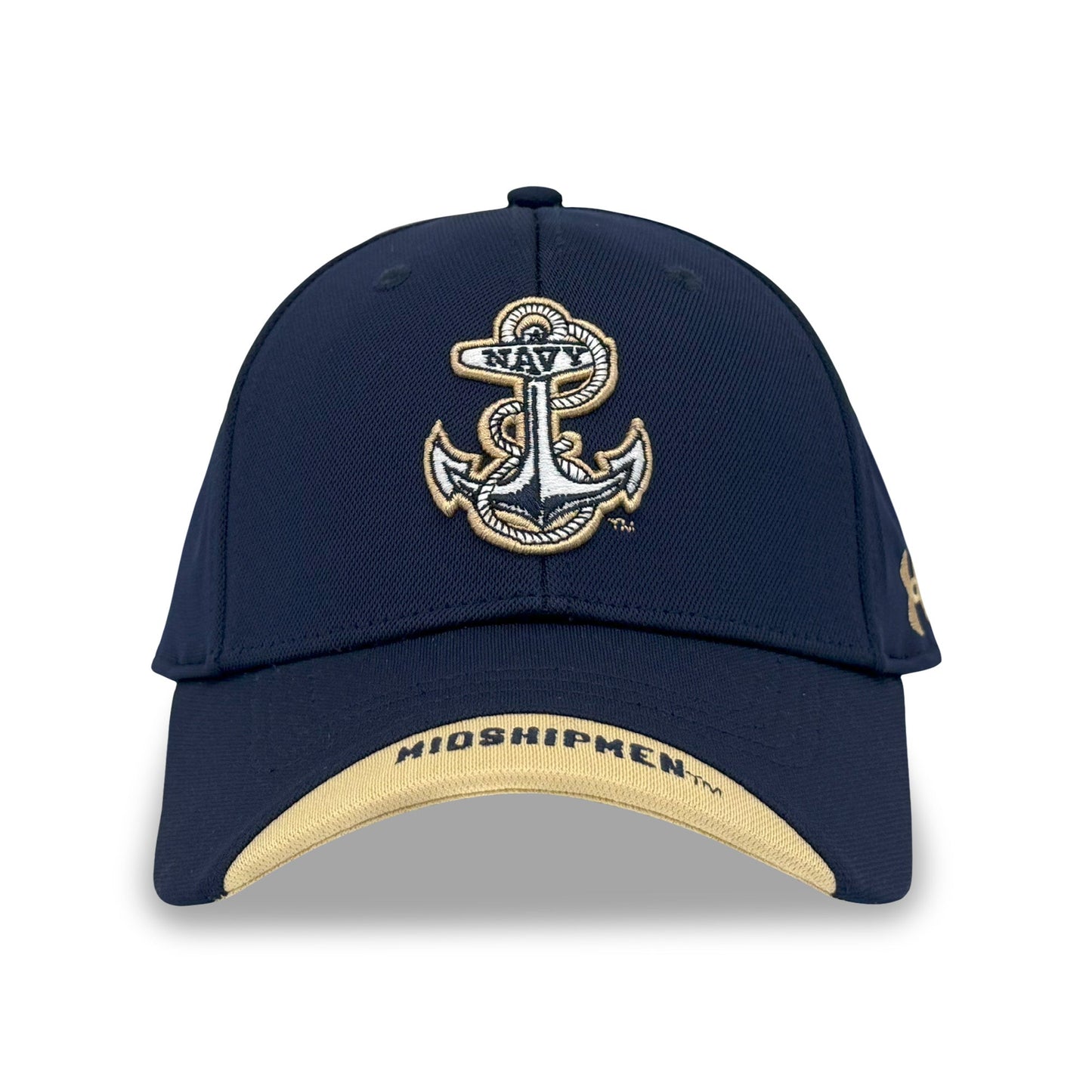 Navy Under Armour Sideline Blitzing Accent Adjustable Hat (Navy)