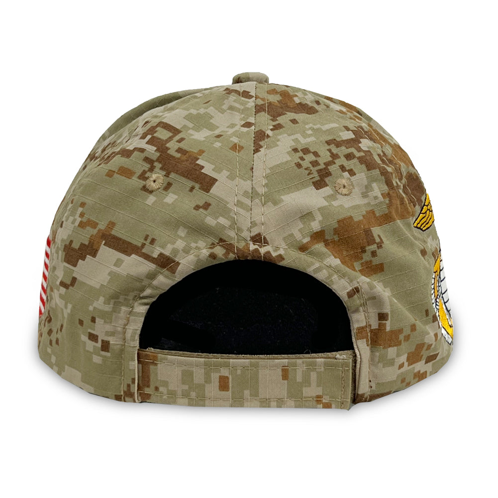 Marines EGA Veteran Digital Camo Hat