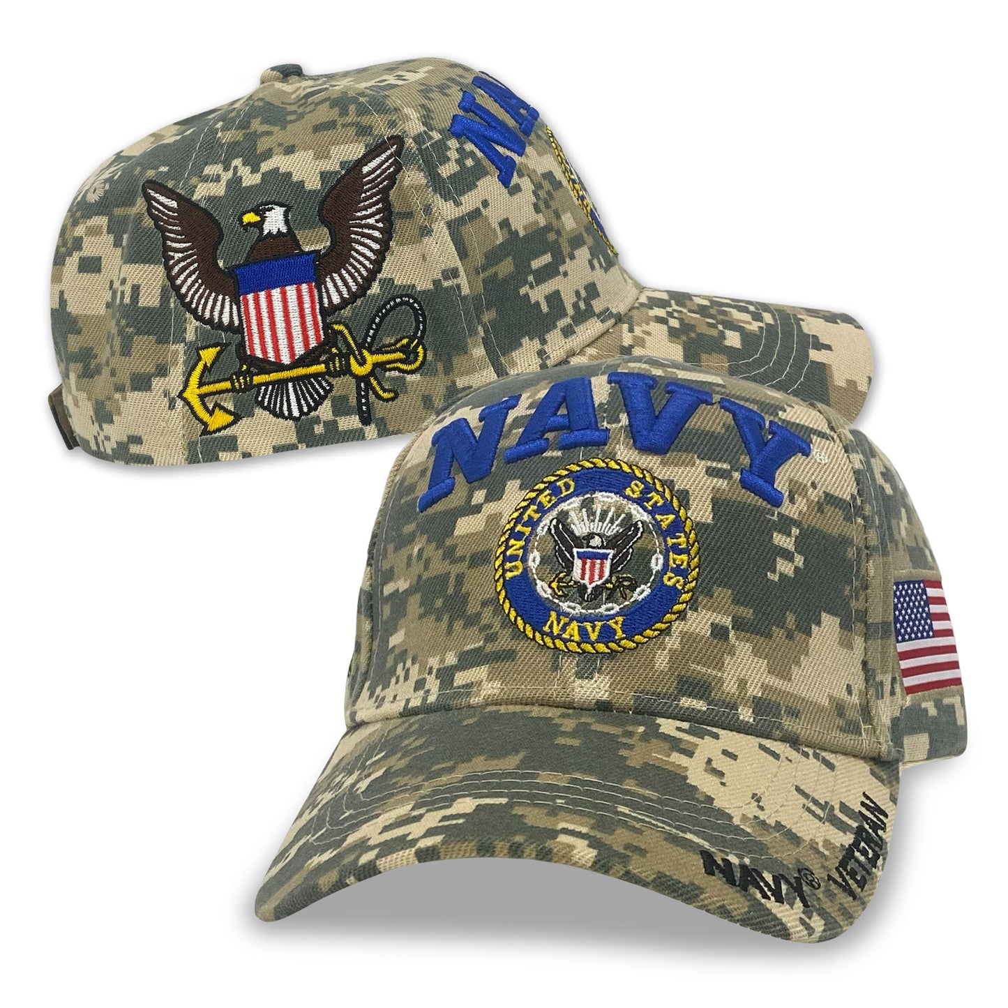 Navy Seal Veteran Digital Camo Hat (Camo)