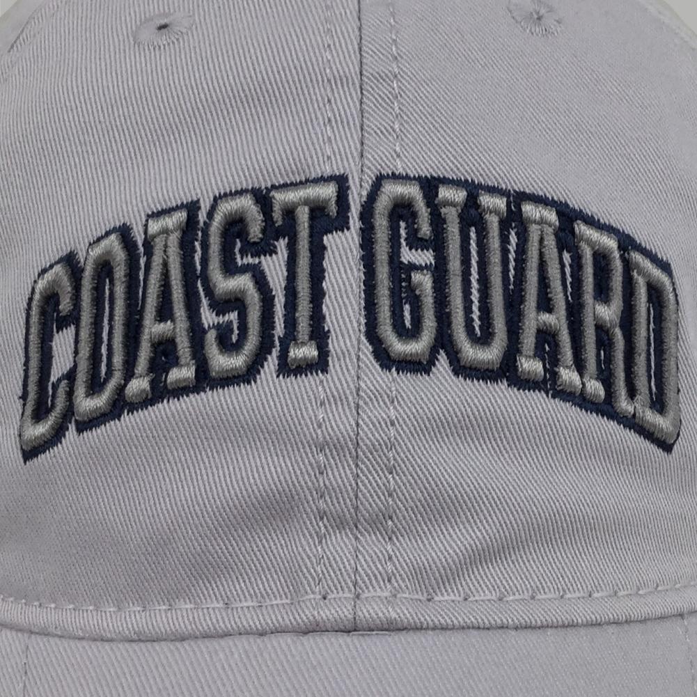 Coast Guard Arch Low Profile Hat (Silver)