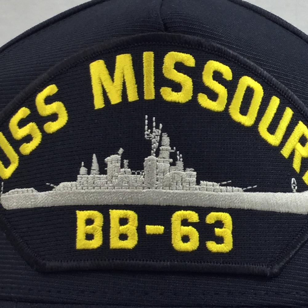 Navy USS Missouri BB-63 Hat