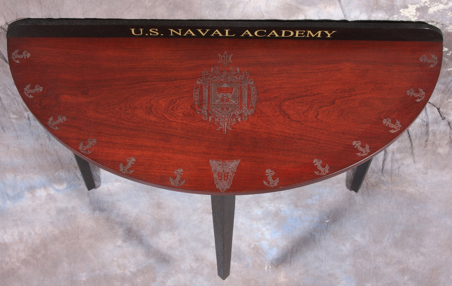 Custom Made Hand Naval Academy Seal or Class Crest Crafted Tables