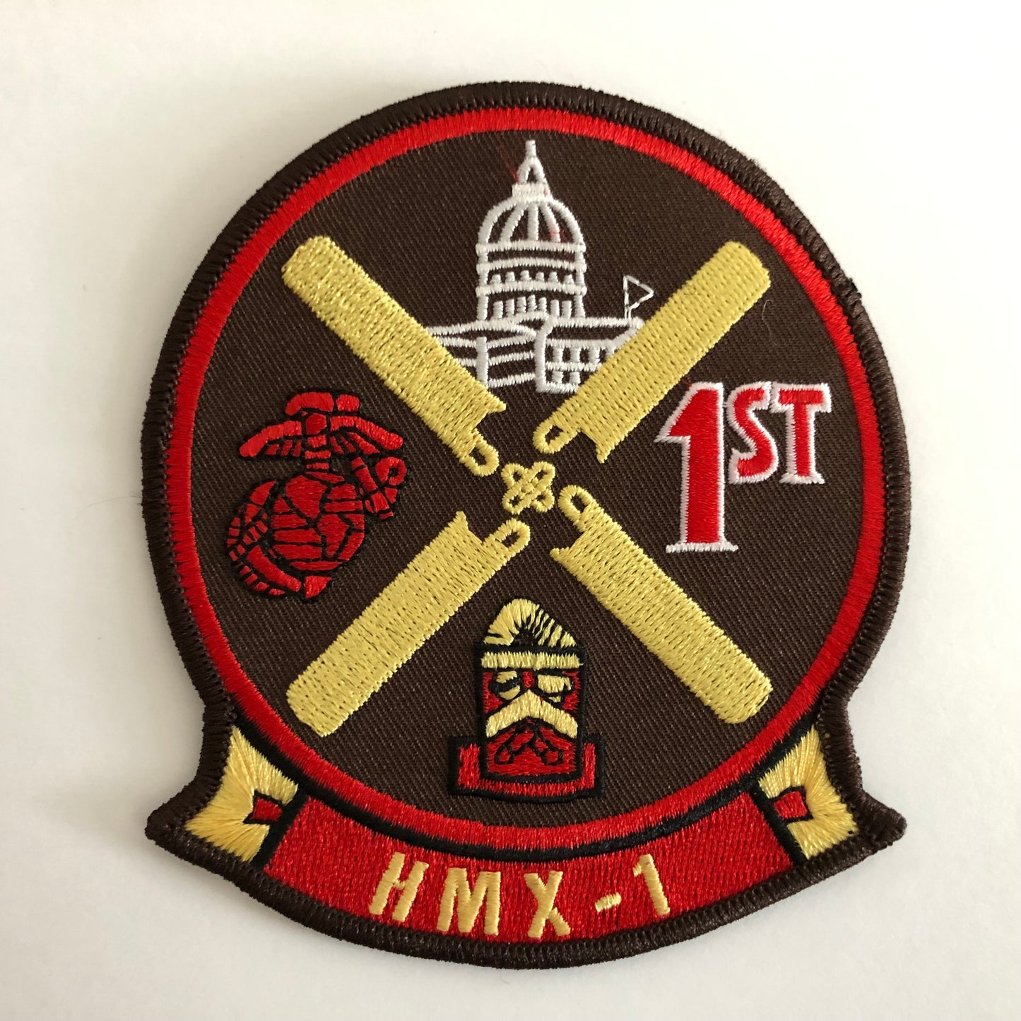 HMX-1 Brown Back Embroidered Patch
