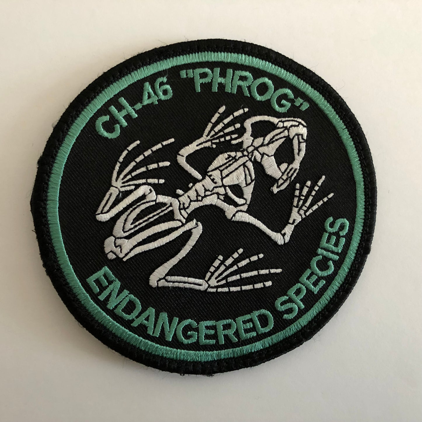 CH-46 "Phrog" Endangered Species Embroidered Patch