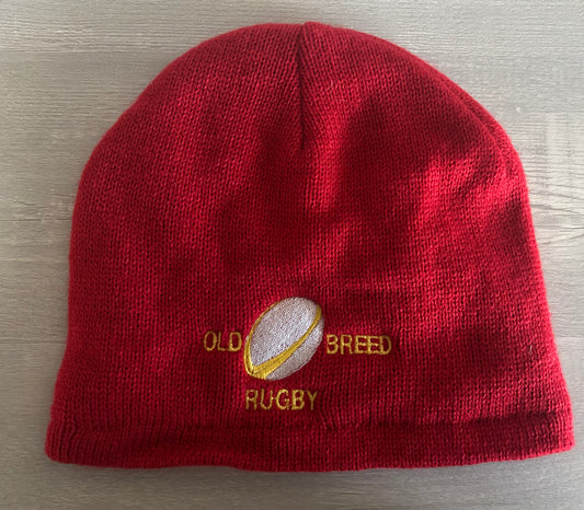 Old Breed Red Beanie Cap