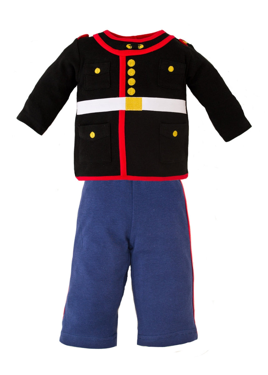 fireman dress blues Marine Infant 2 Piece Uniform – The Cover Bag Size:Petite Satin Color The antique Mia Peasant Style A