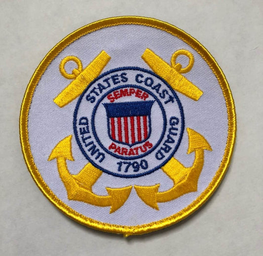 US Coast Guard Embroiderd Patch